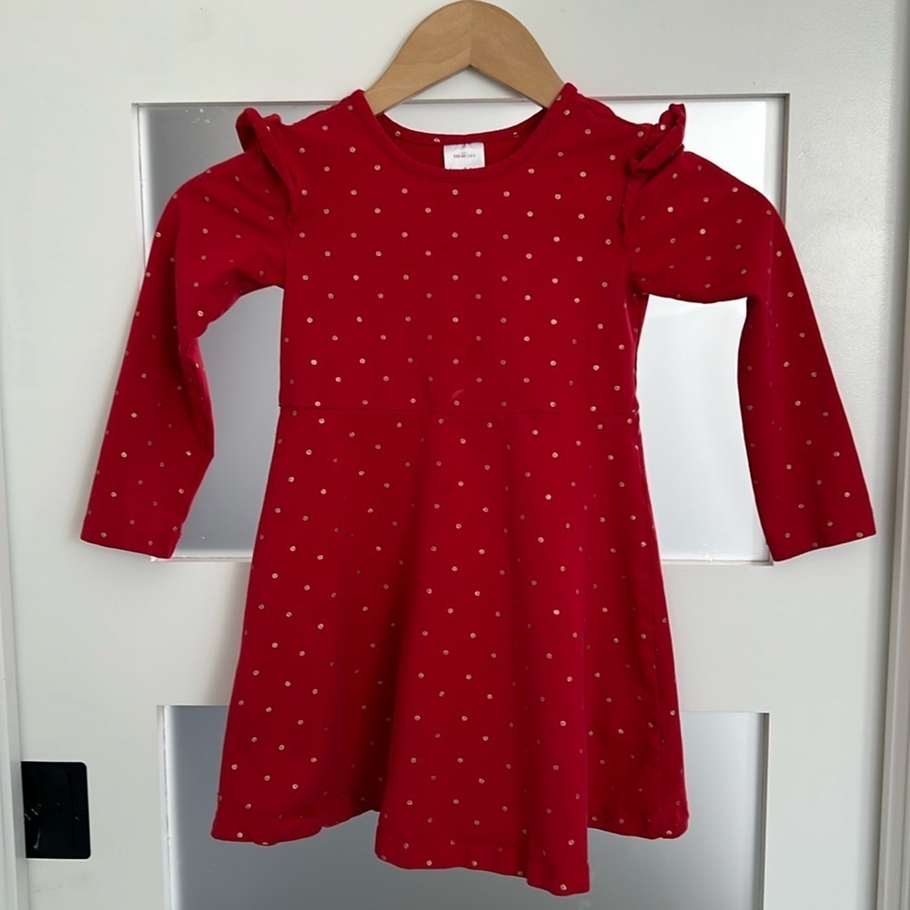 Hanna Andersson Red Dress Size 5